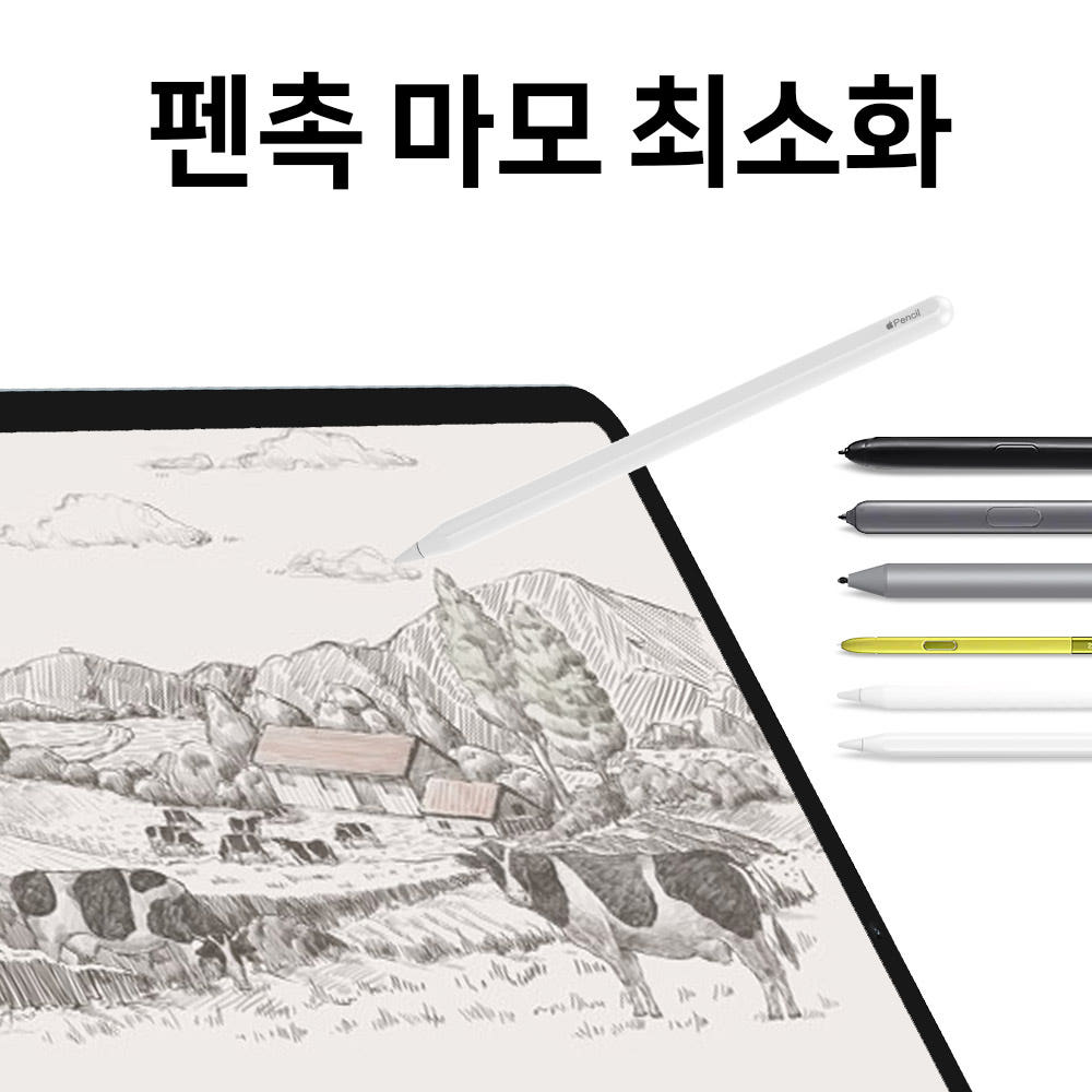 랩씨 종이질감 지문방지 저반사 액정보호필름 (오리지널 버전) 갤럭시 탭 S10 라이트, 1매입 - 상세 이미지 3