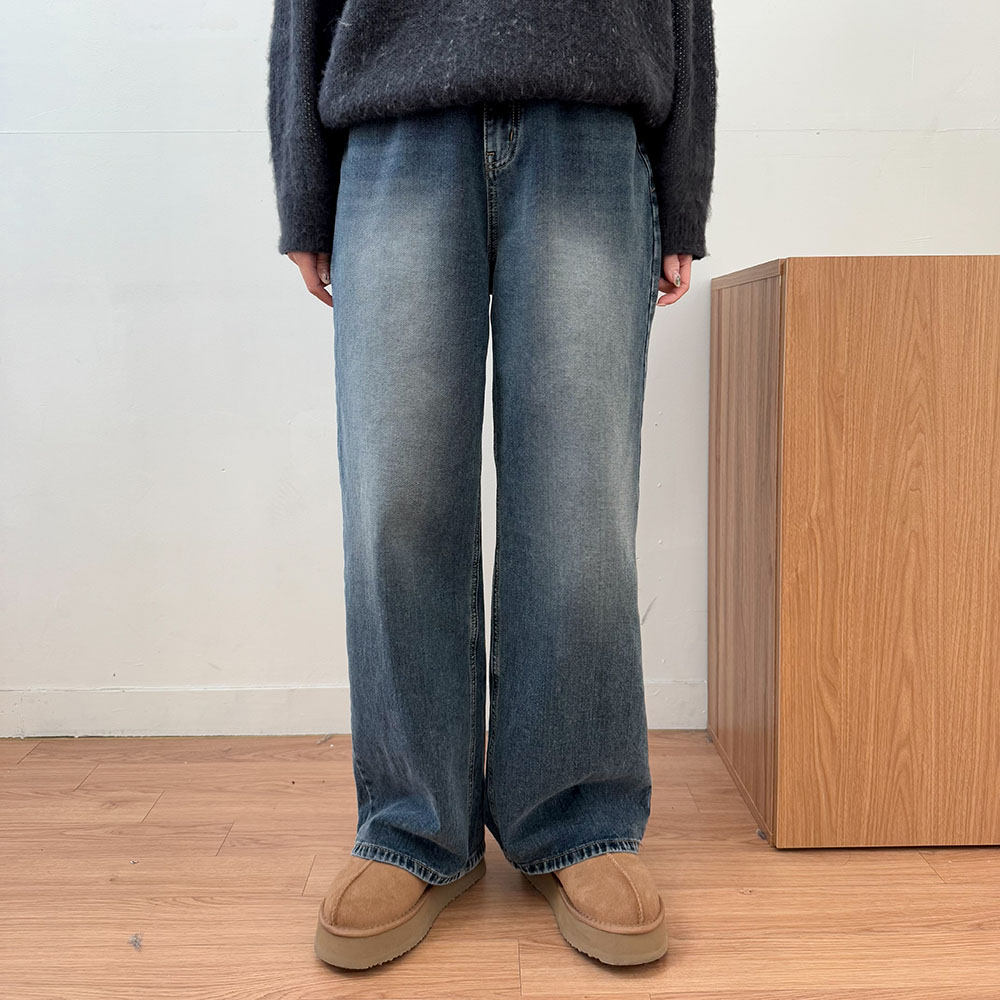 와이드핏청바지 세미와이드청바지 진청바지 이미지 7