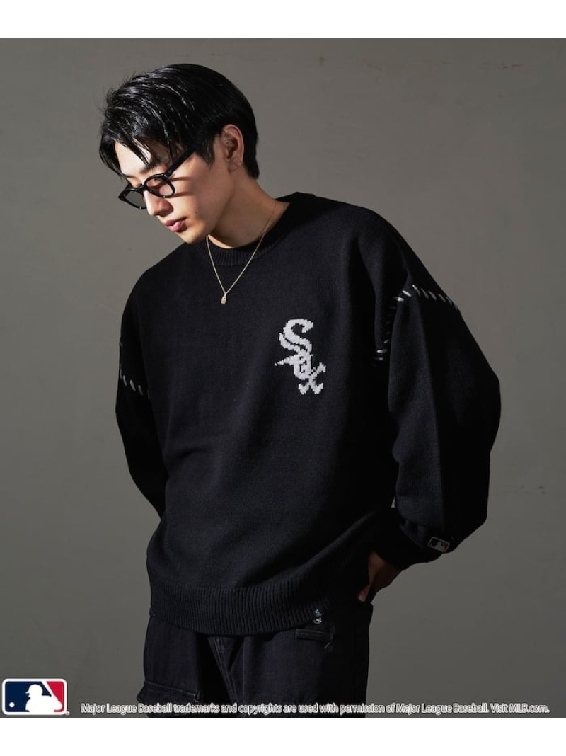 프릭스스토어 PUBLUX x MLB 엠엘비 별주 스티치 니트 4컬러 - 상세 이미지 3