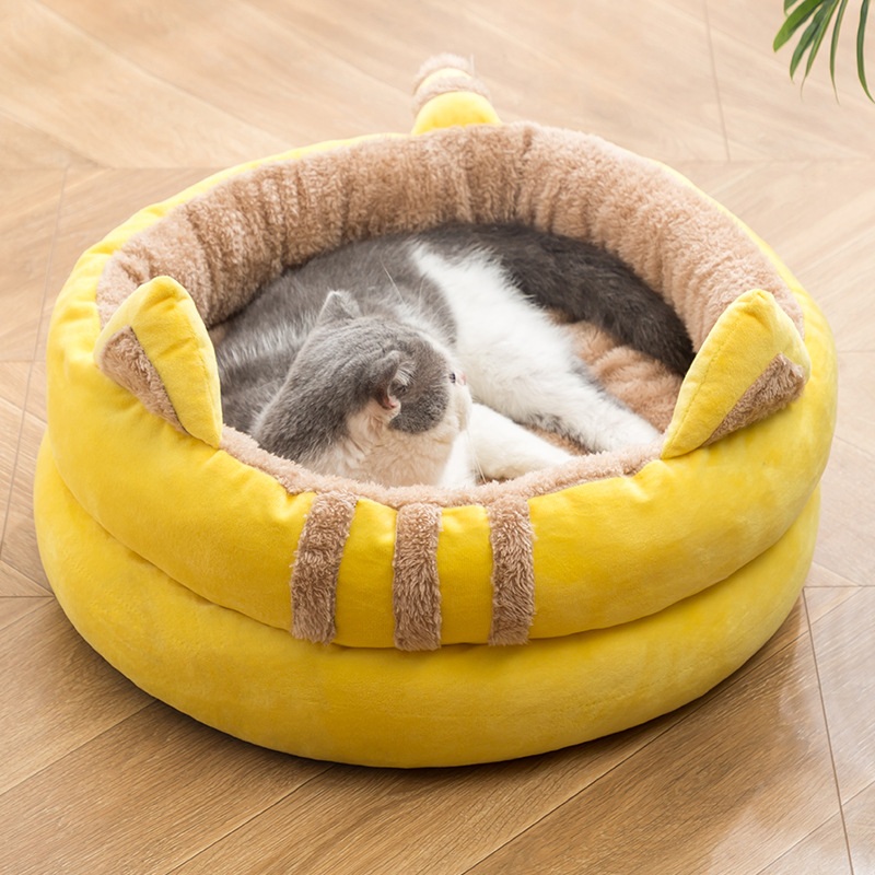 고양이 집 숨숨집 동굴하우스 침대 대형 반려묘 B S 35CM - 상세 이미지 5