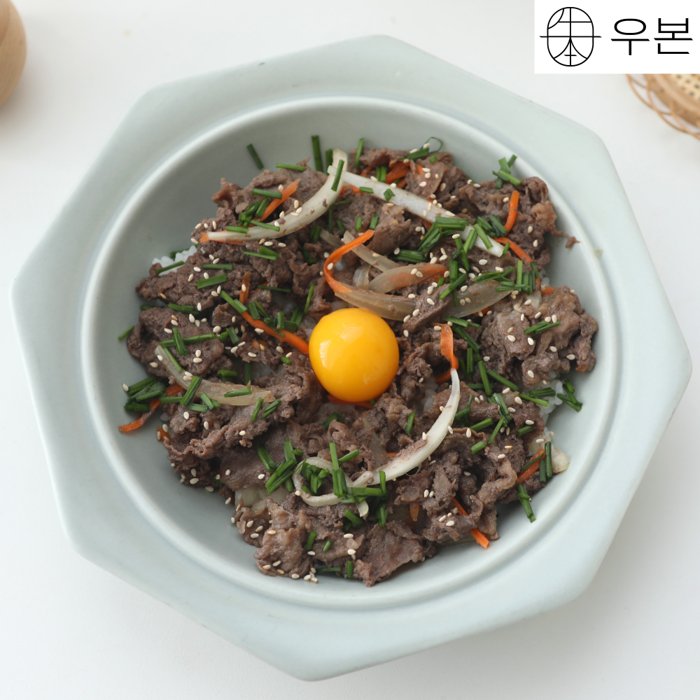 우본 한우 간장 앙념 소불고기 전골 500g 캠핑음식 밀키트 이미지 4