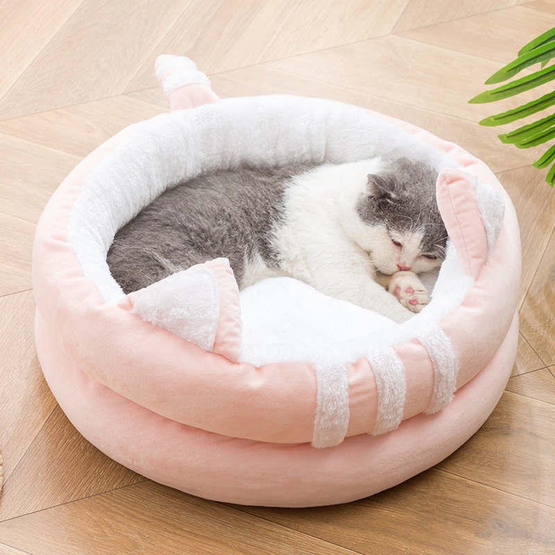 고양이 집 숨숨집 동굴하우스 침대 대형 반려묘 B S 35CM 이미지 6