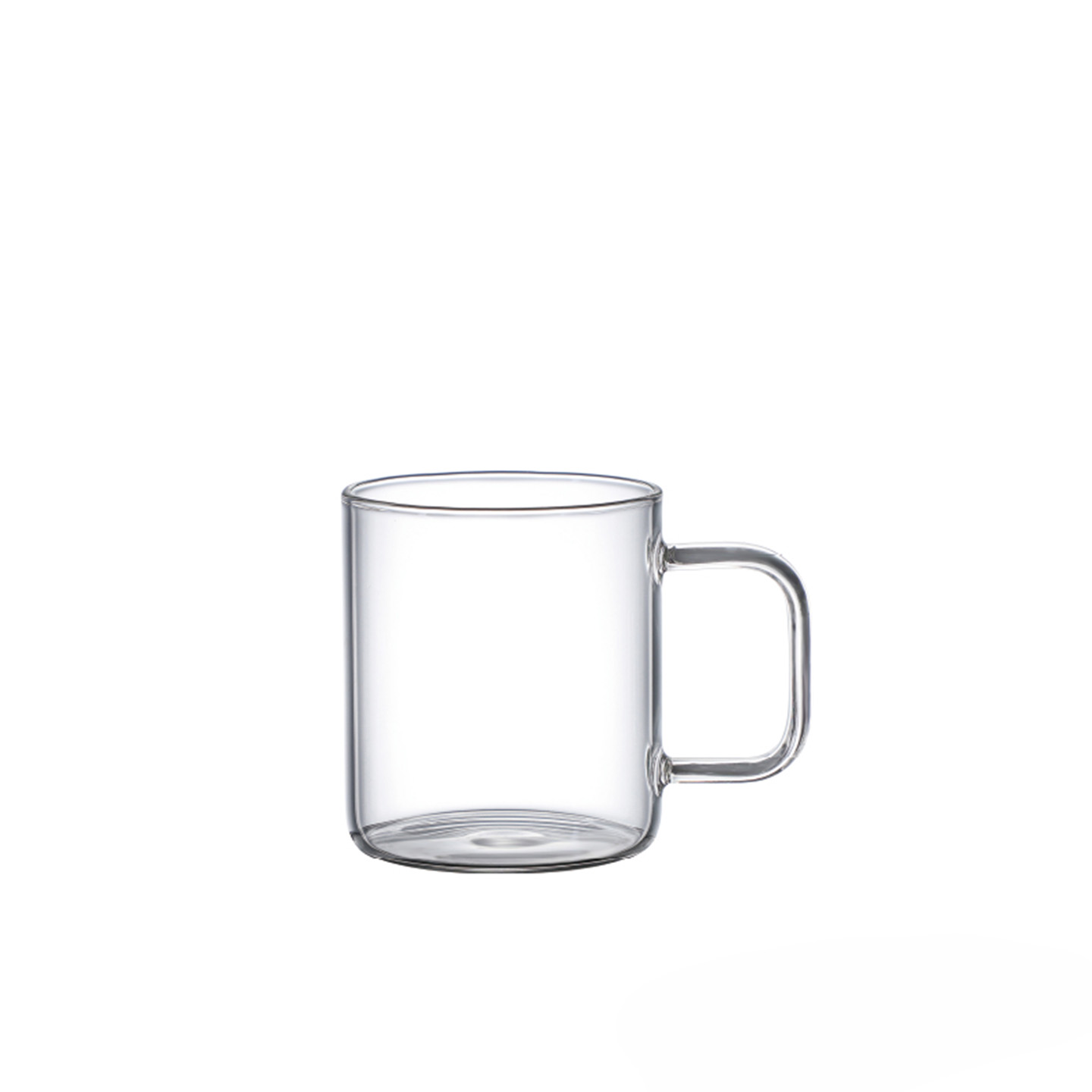 [마린] 베이직 내열유리 머그잔 360ml, 4개, 투명 - 상품 이미지
