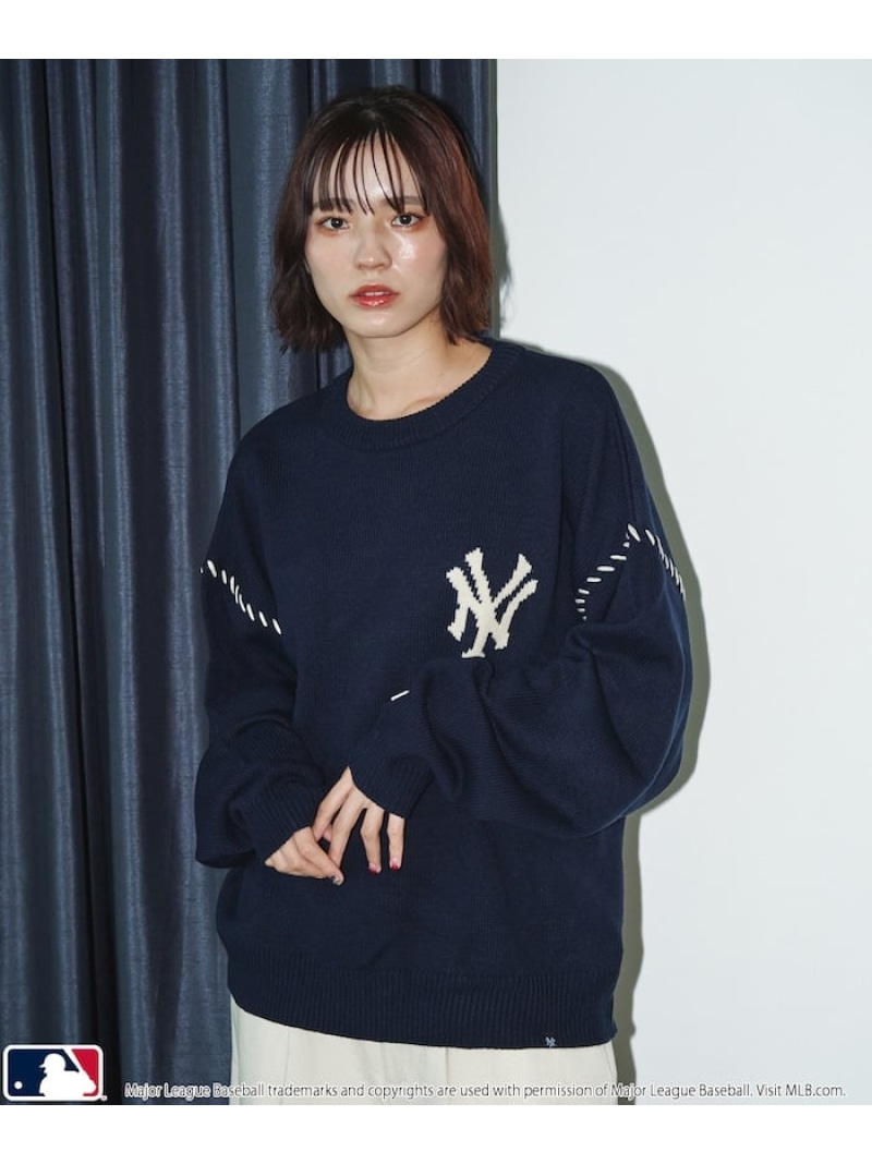 프릭스스토어 PUBLUX x MLB 엠엘비 별주 스티치 니트 4컬러 - 상세 이미지 2