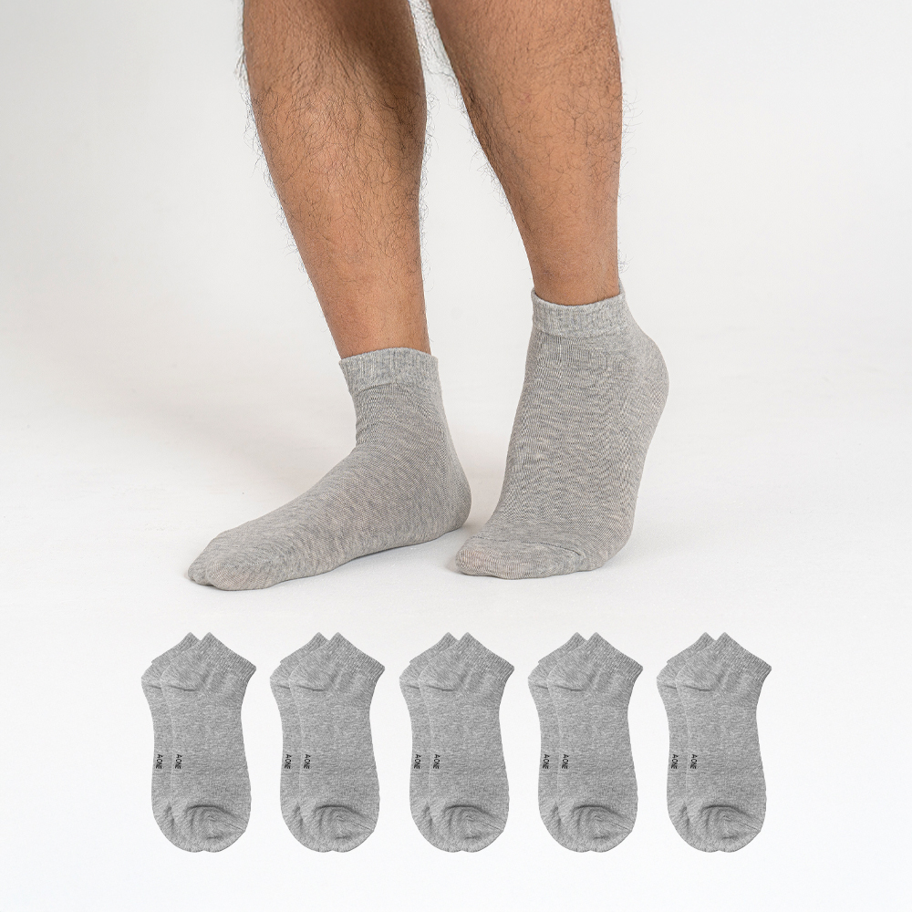 에이원 남성용 실속형 무지 초미니 양말 5켤레