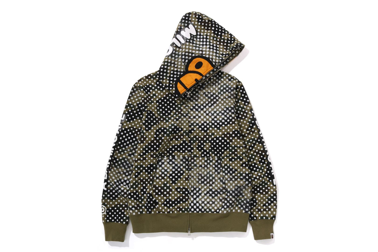 베이프 후드집업 BAPE X JOSHUA VIDES MILO FACE FULL ZIP HOODIE 2K73-115-902 - 상세 이미지 2