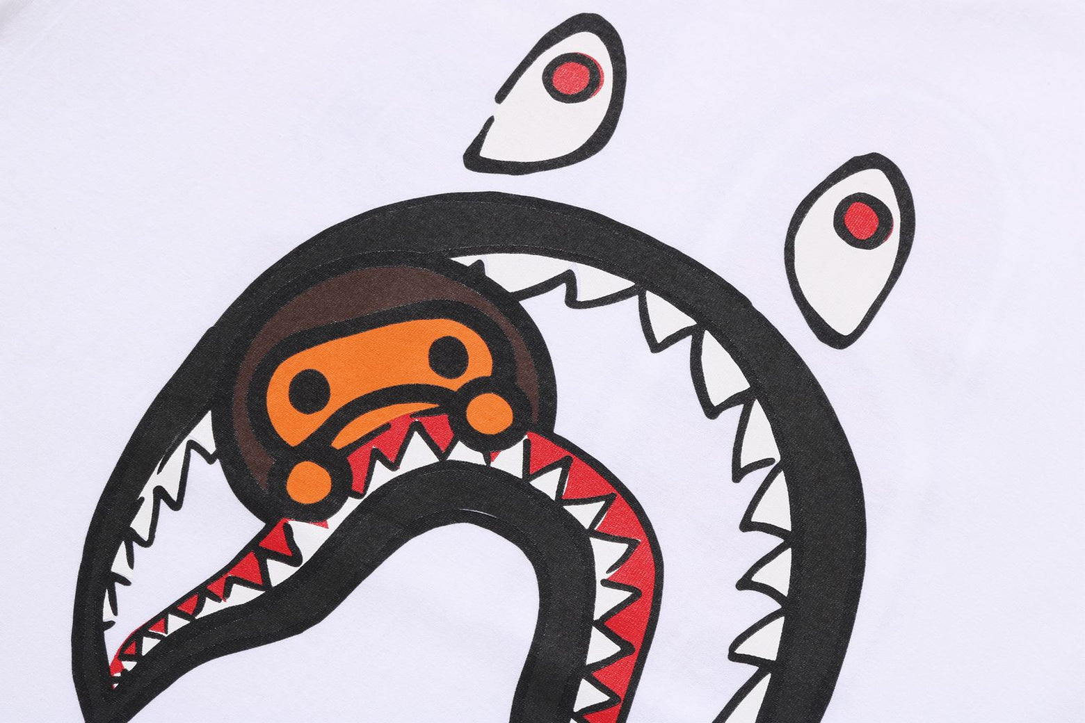 베이프 반팔티 BAPE X JOSHUA VIDES MILO SHARK TEE 2K73-110-923 - 상세 이미지 3