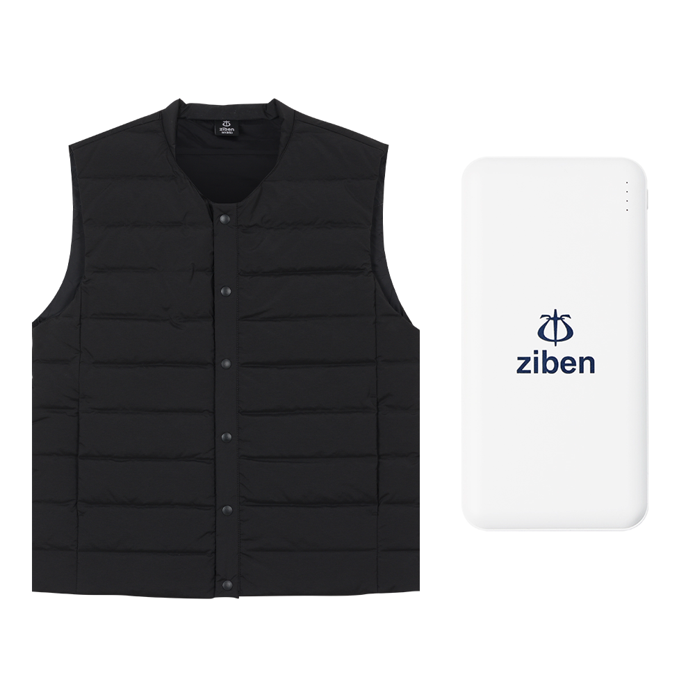 지벤 발열조끼 겨울 발열 패딩 작업조끼 ZB-V2481 - 메인 이미지