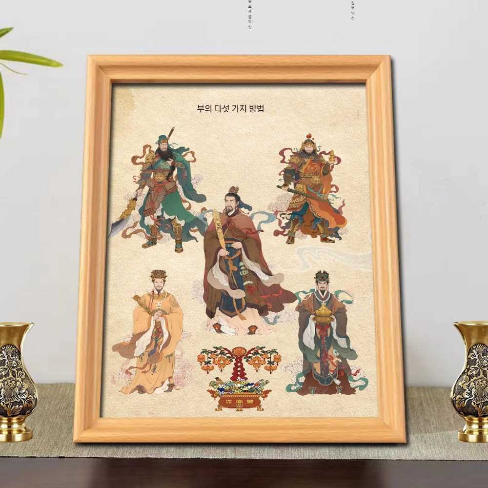 고스트캠프 탱화 쪽탱화 액자 부처님 불교회화 8인치 독립형 적목 - 상세 이미지 2