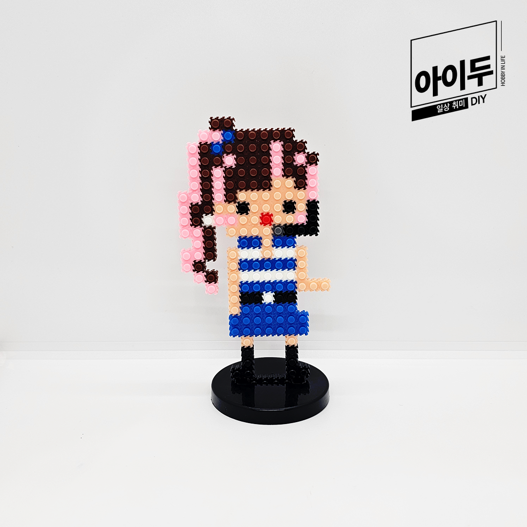 아이두DIY 미니블럭 8mm 직업 진로교구 만들기 아이돌 여 자기소개 입학 신학기 - 상품 이미지