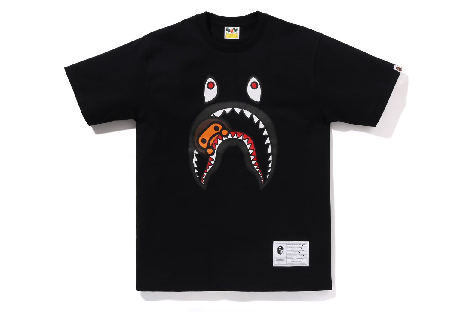 베이프 반팔티 BAPE X JOSHUA VIDES MILO SHARK TEE 2K73-110-923 - 상세 이미지 5