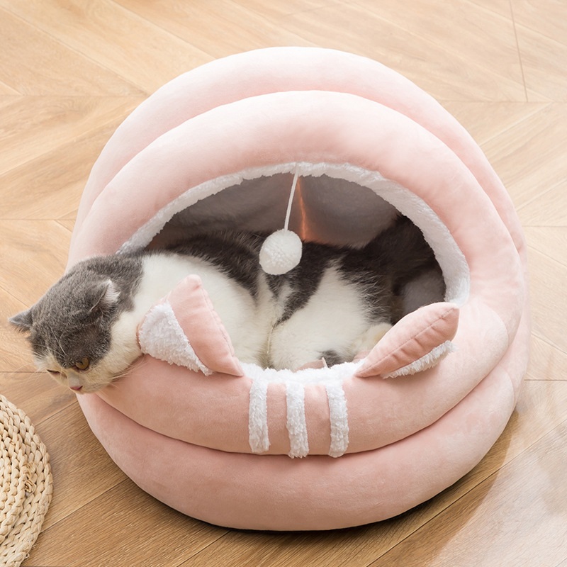 고양이 집 숨숨집 동굴하우스 침대 대형 반려묘 B S 35CM - 상세 이미지 2