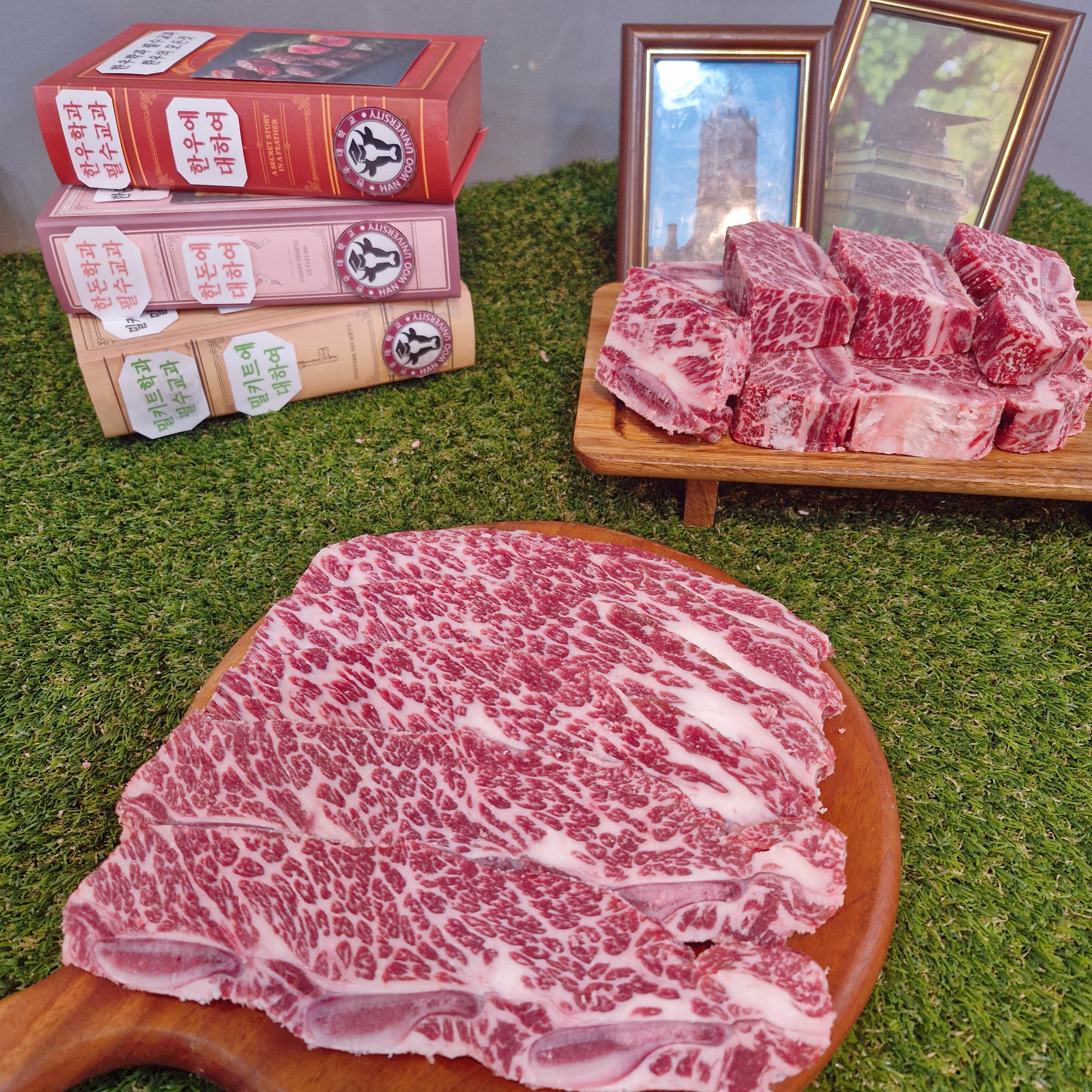 한우대학 미국산 탑초이스 LA갈비 1kg 지방완벽 제거 소갈비 구이용 찜용