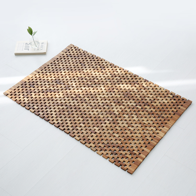 KOMATO 원목롤매트 티크 60x90 B타입 9424.3101, 60x90cm - 상세 이미지 2