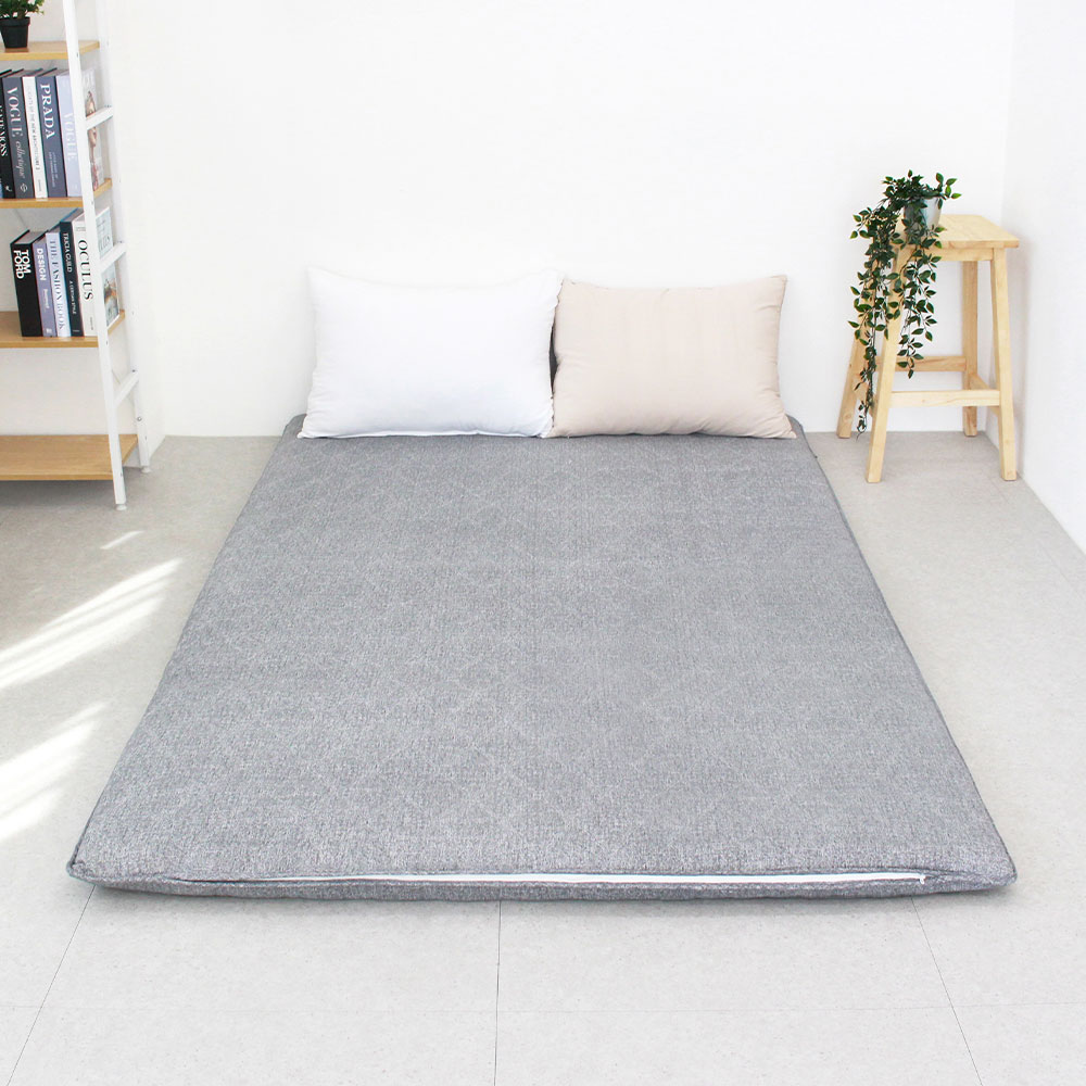 아르떼베딩 바닥에까는 피치스킨 누빔 요커버 (요솜없음) 블랑 5/8cm 공용