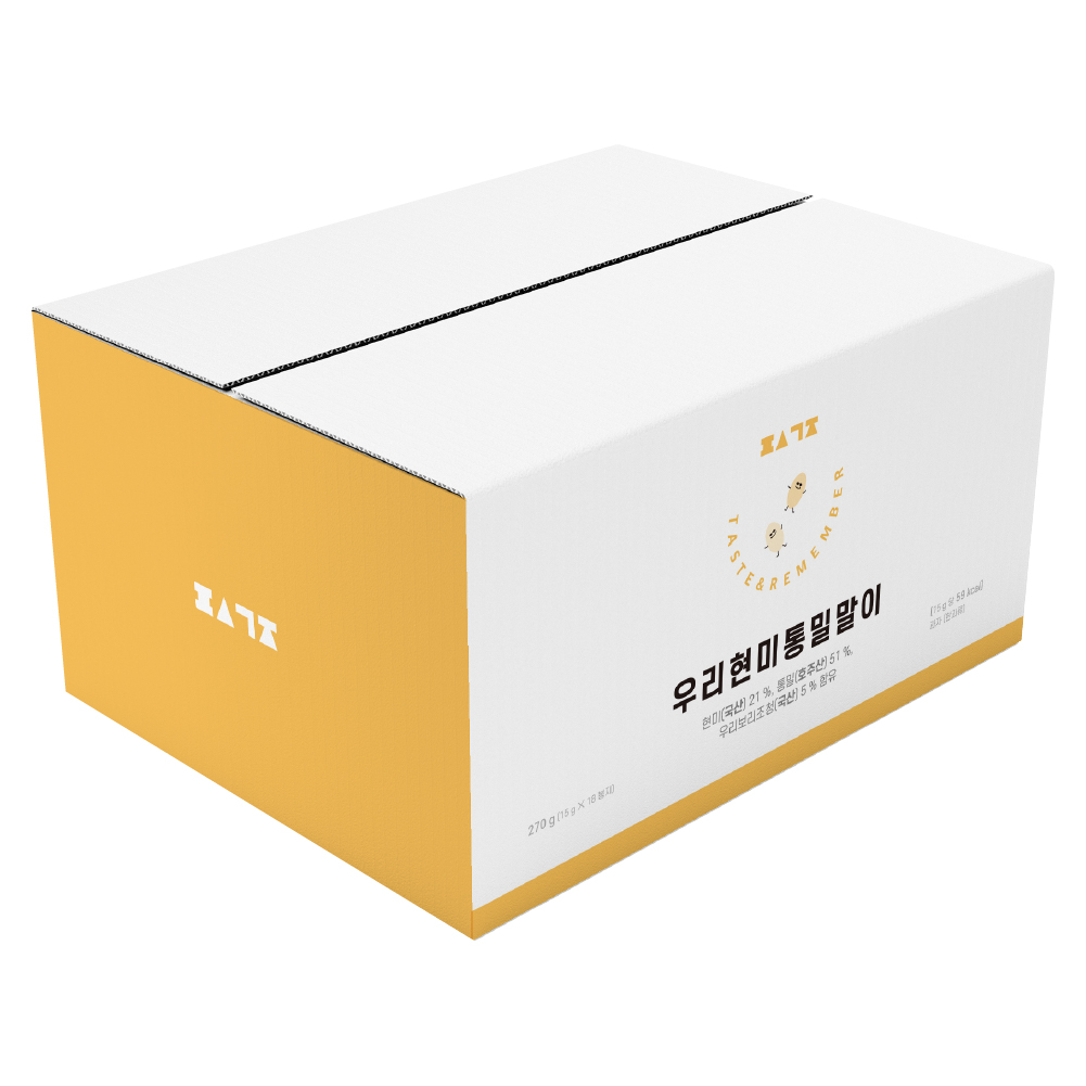 편식공장 우리현미 통밀말이 18개입 270g, 1개 - 상세 이미지 5