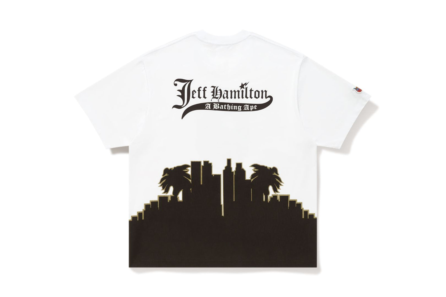베이프 반팔티 BAPE X JEFF HAMILTON ABC CAMO MULTI LOGO RELAXED FIT TEE 2월 신상 1K73-109-921 - 상세 이미지 2
