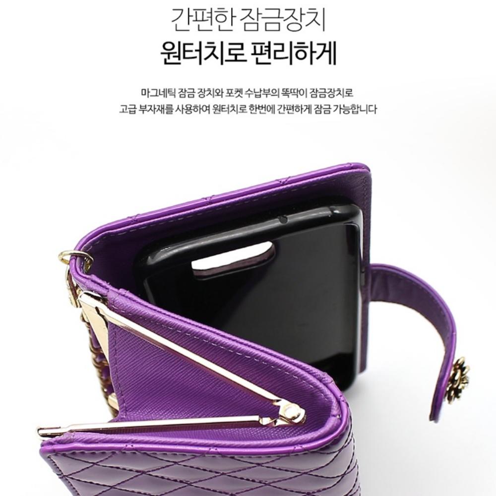 LG X300 LGM-K120S 지갑 케이스 에나멜 퀼팅 포마 이미지 8
