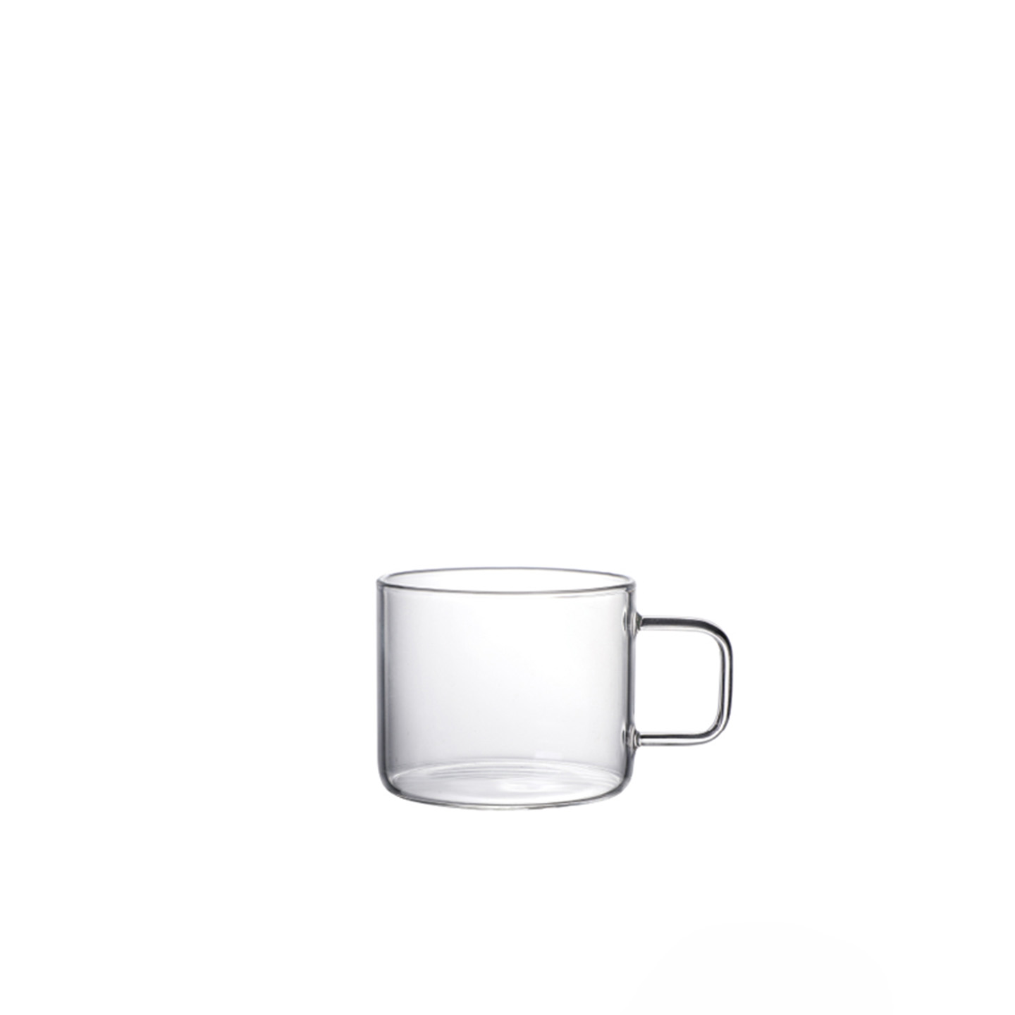 [마린] 베이직 내열유리 머그잔 150ml, 4개, 투명 - 상품 이미지