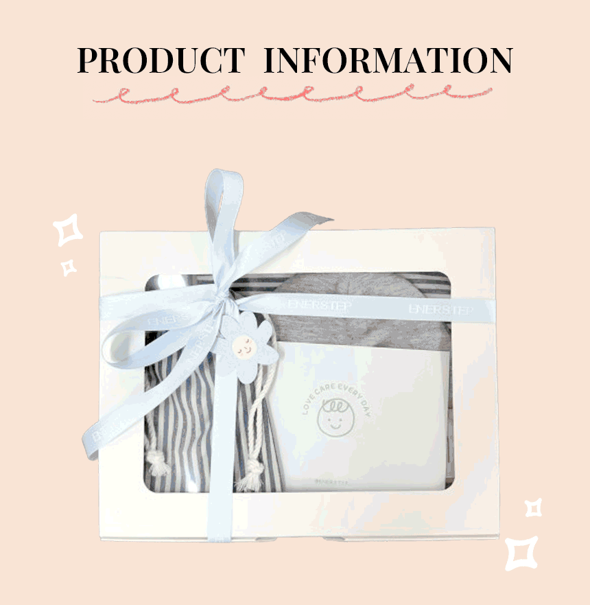 전자파차단 아기 블랭킷 + 모자 + 베개 세트 임신 출산 선물 [에너스텝] 5D힐링