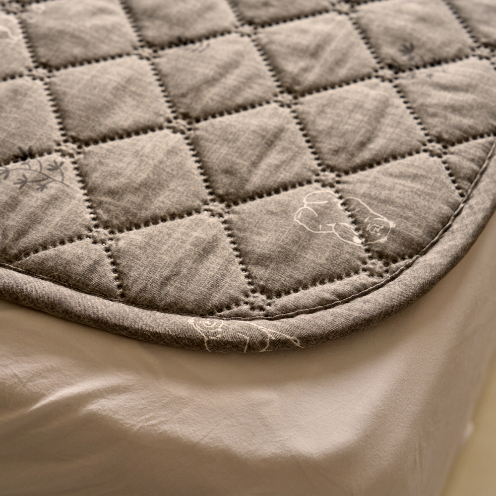 전자파없는 EMF 국산 한일의료기 탄소매트 카본 전기매트 전기요 전기장판 더블, 140x180cm, 그레이