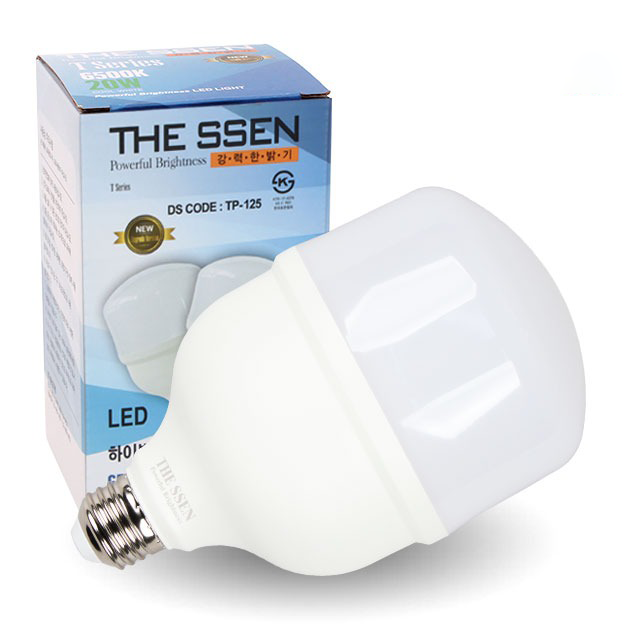 더쎈 LED 하이벌브 전구 SSEN 민무늬 20W 보안등 T램프 - 상품 이미지