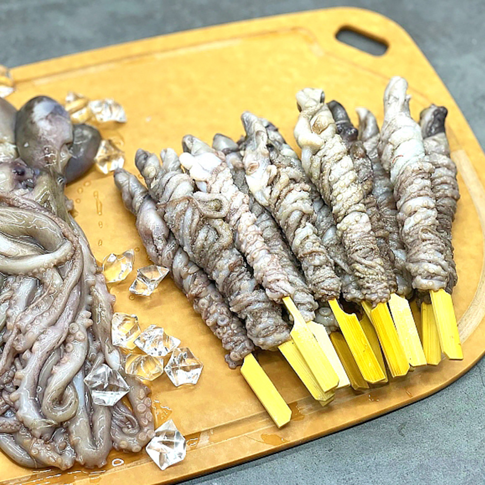 그곳에가면 산지직송 맛상 낙지호롱 900g 싱싱한 급랭 바비큐 캠핑용 낙지 꼬치 구이