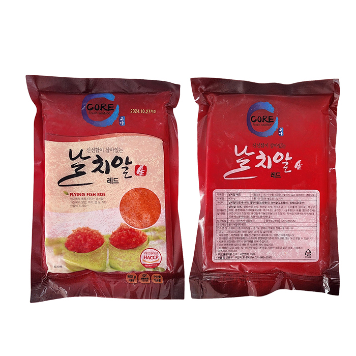 코아 날치알 레드 800g 대용량 HACCP 국내가공 - 상품 이미지