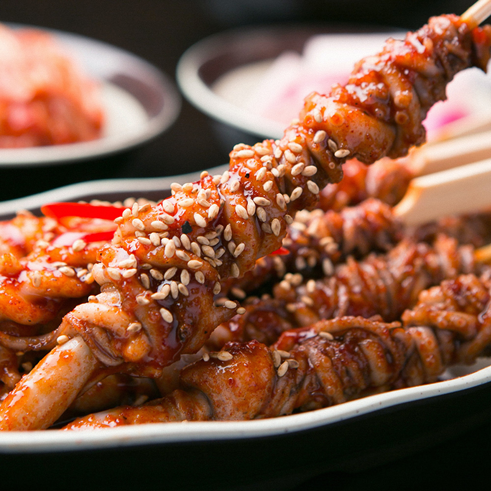 그곳에가면 산지직송 맛상 낙지호롱 900g 싱싱한 급랭 바비큐 캠핑용 낙지 꼬치 구이