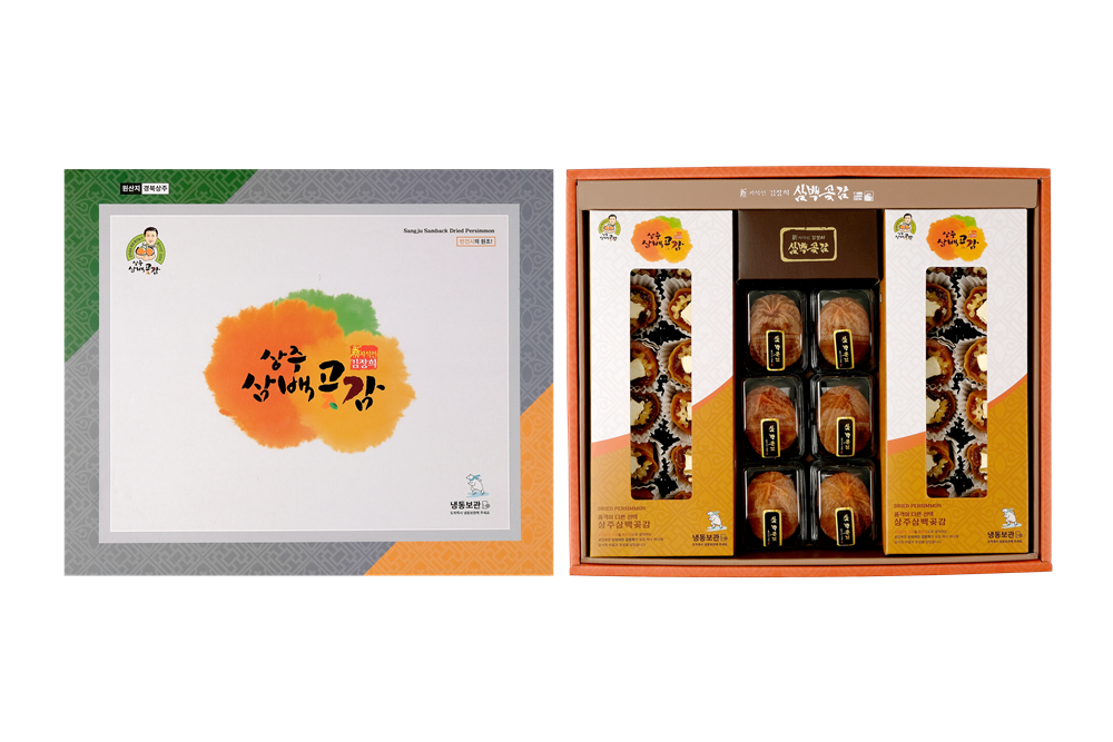 크림치즈 호두곶감말이 혼합세트1호(치즈2팩 개별곶감6입) - 상세 이미지 2