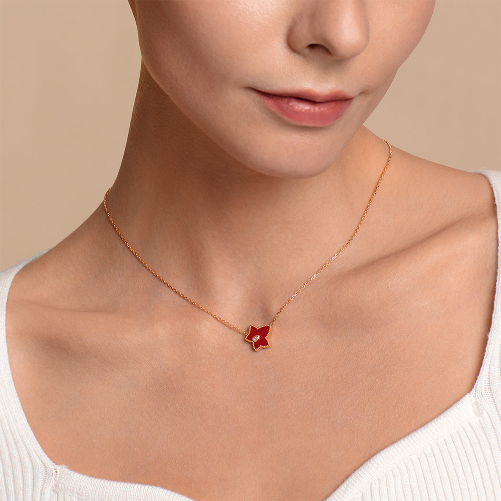 롤라로즈 Ivy 커넬리언 비즈 펜던트 목걸이 LR50039 - 상세 이미지 4