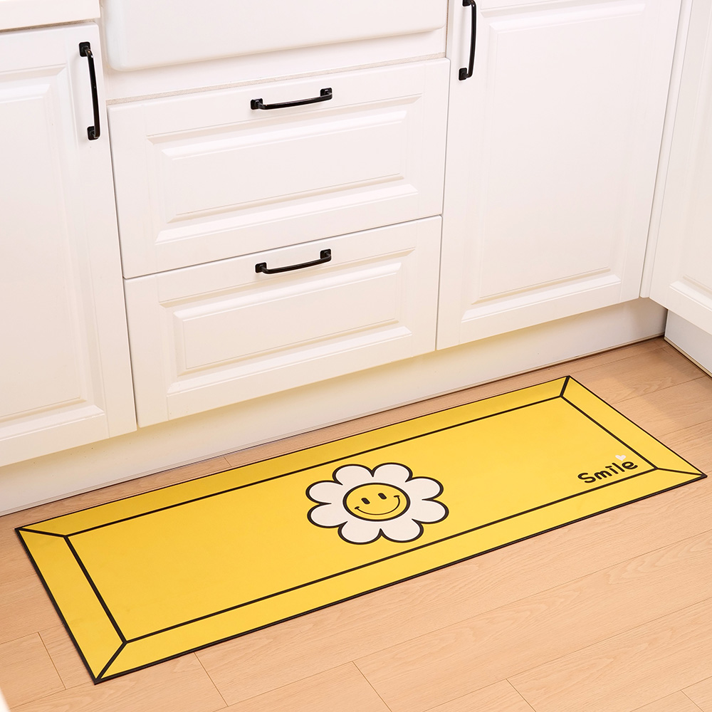 포시엘라 빨아쓰는 규조토 주방 매트 대형 키친 싱크대 현관 욕실 발매트 액자 L