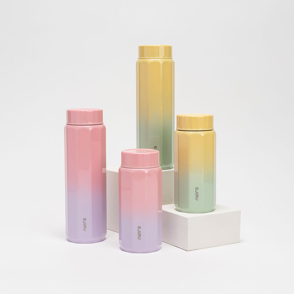 에지리 텐글 텀블러 휴대용 316스텐 보온보냉텀블러 300ml, 그린 레몬 - 상세 이미지 3