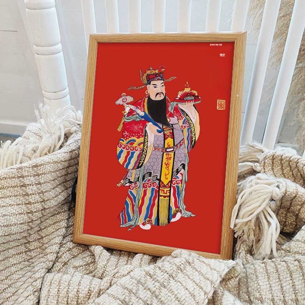 고스트캠프 탱화 그림 법당 사찰 족탱화 무속용품 5인치 원목 액자1 - 상세 이미지 2