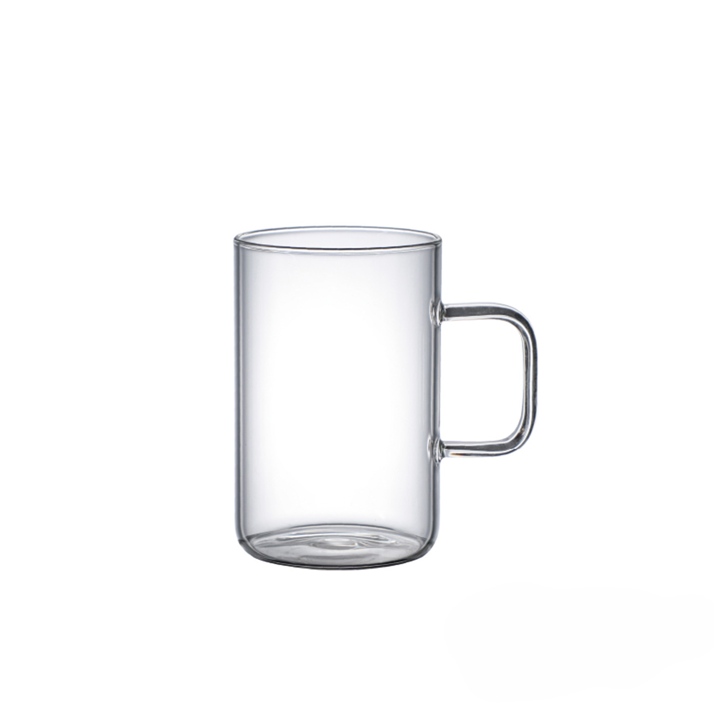 [마린] 베이직 내열유리 머그잔 500ml, 4개, 투명 - 상품 이미지