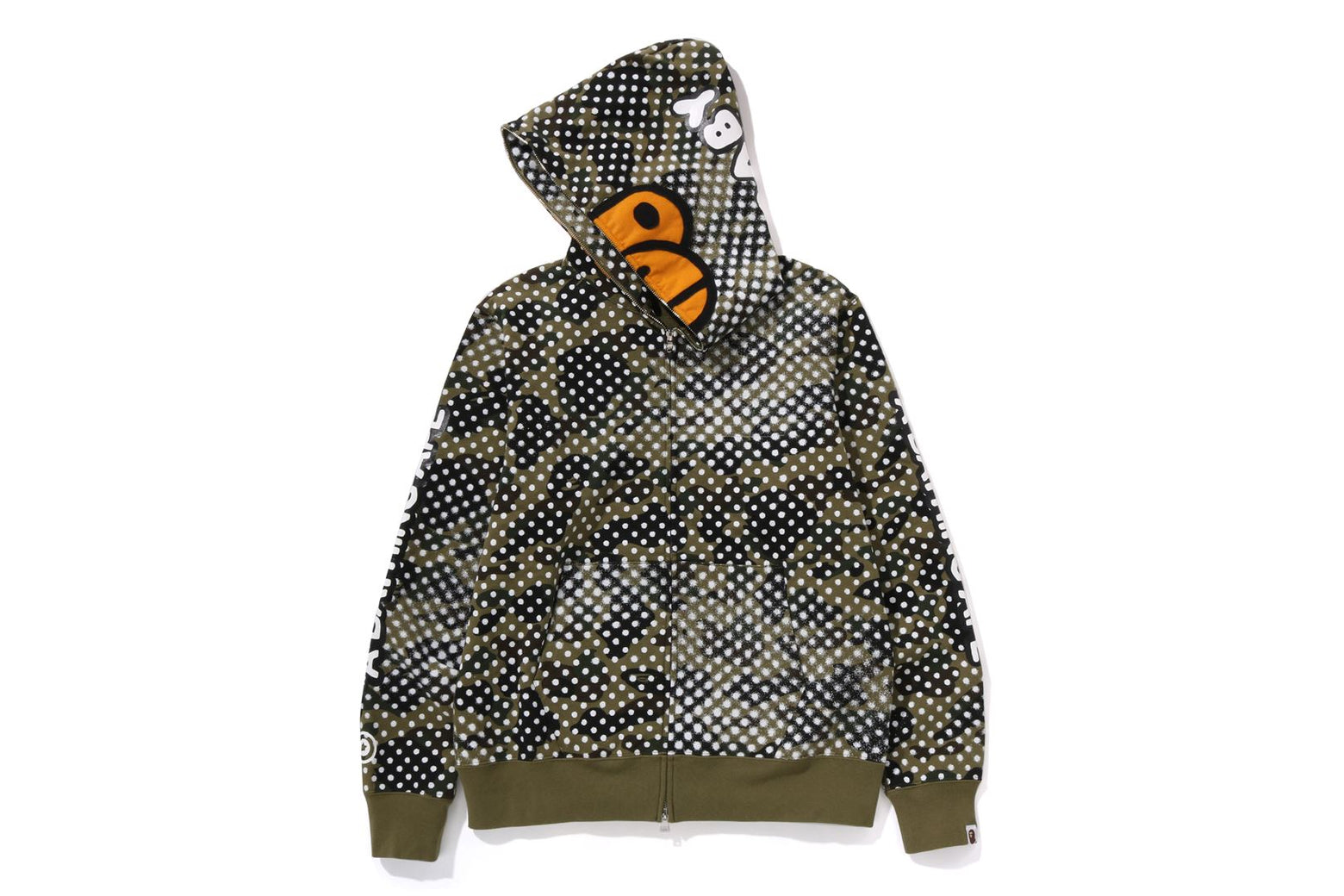 베이프 후드집업 BAPE X JOSHUA VIDES MILO FACE FULL ZIP HOODIE 2K73-115-902 - 상세 이미지 3