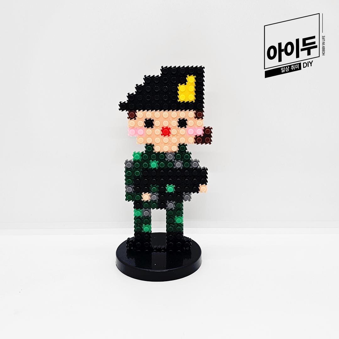 아이두DIY 미니블럭 8mm 직업 진로교구 만들기 군인 여 자기소개 입학 신학기 - 상품 이미지