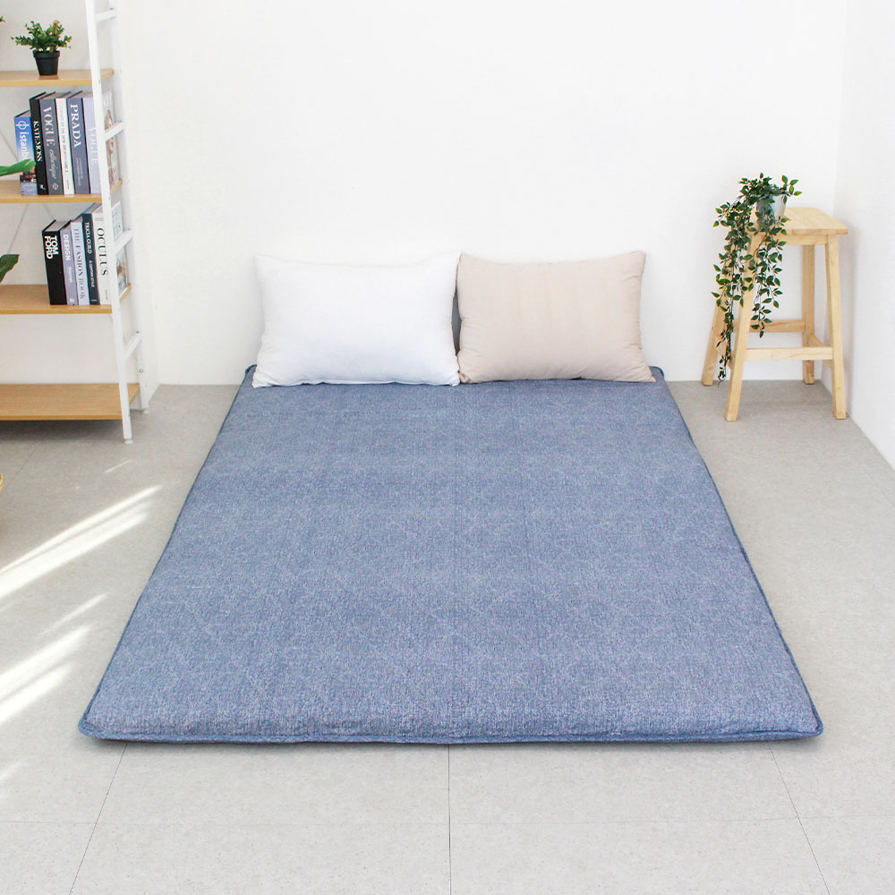 아르떼베딩 바닥에까는 피치스킨 누빔 요커버 (요솜없음) 블랑 5/8cm 공용