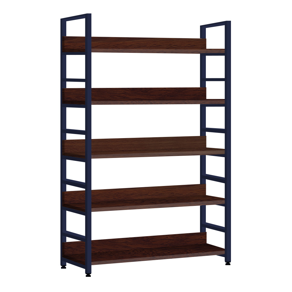 가로형깊은책장 거실서재화 와이드 가벽레어 L자형 5단800 N 철제책장 월넛