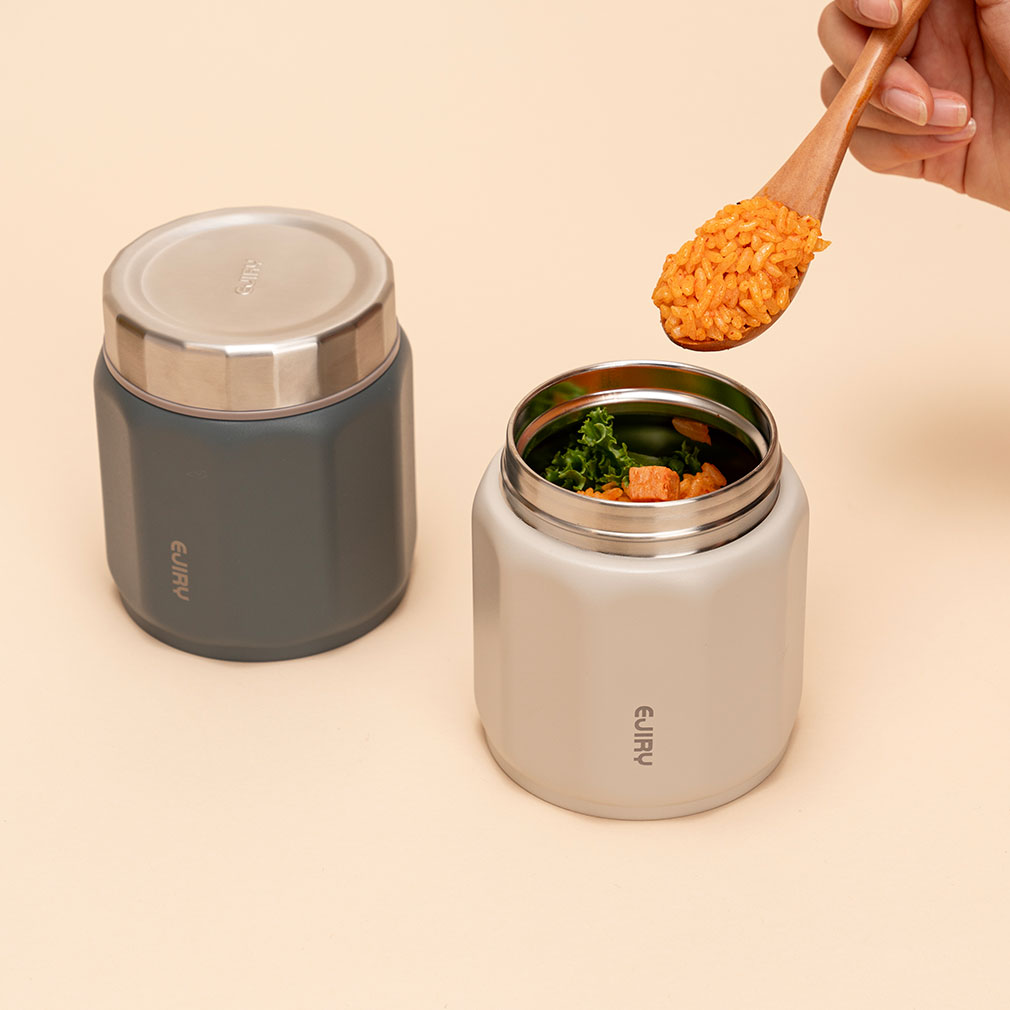 에지리 텐글 푸드자 316스텐 보온도시락통 스텐도시락 죽통 450ml