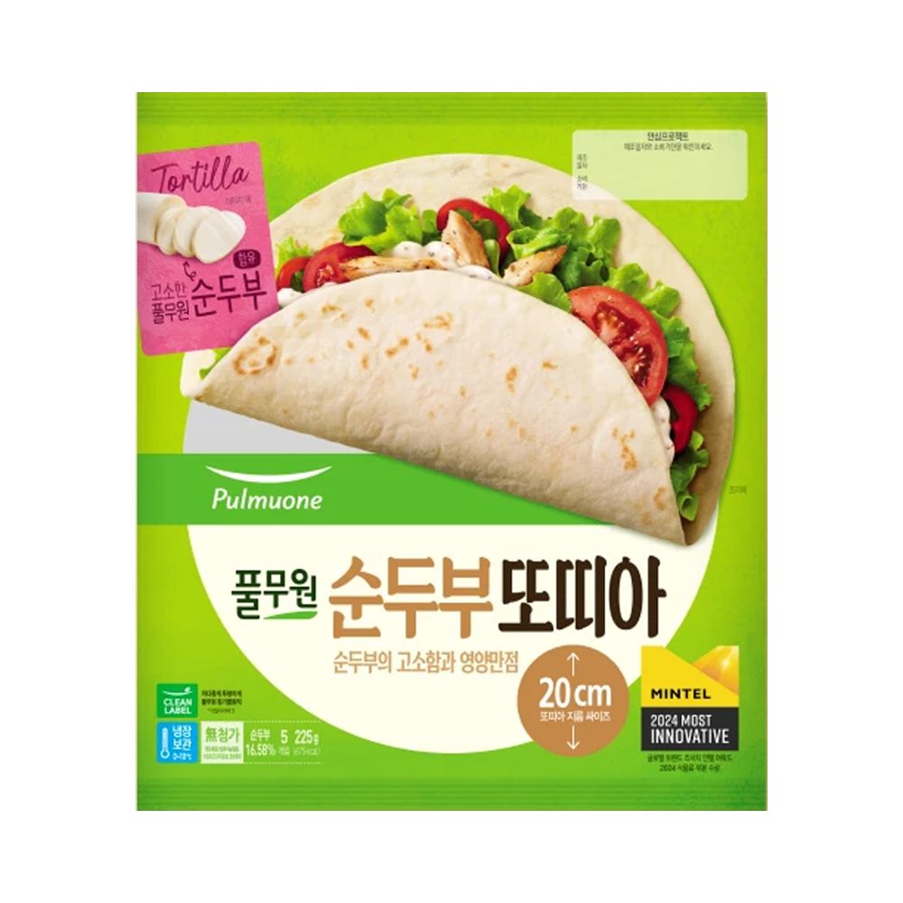 풀무원 순두부 또띠아 225g X 2개 - 메인 이미지