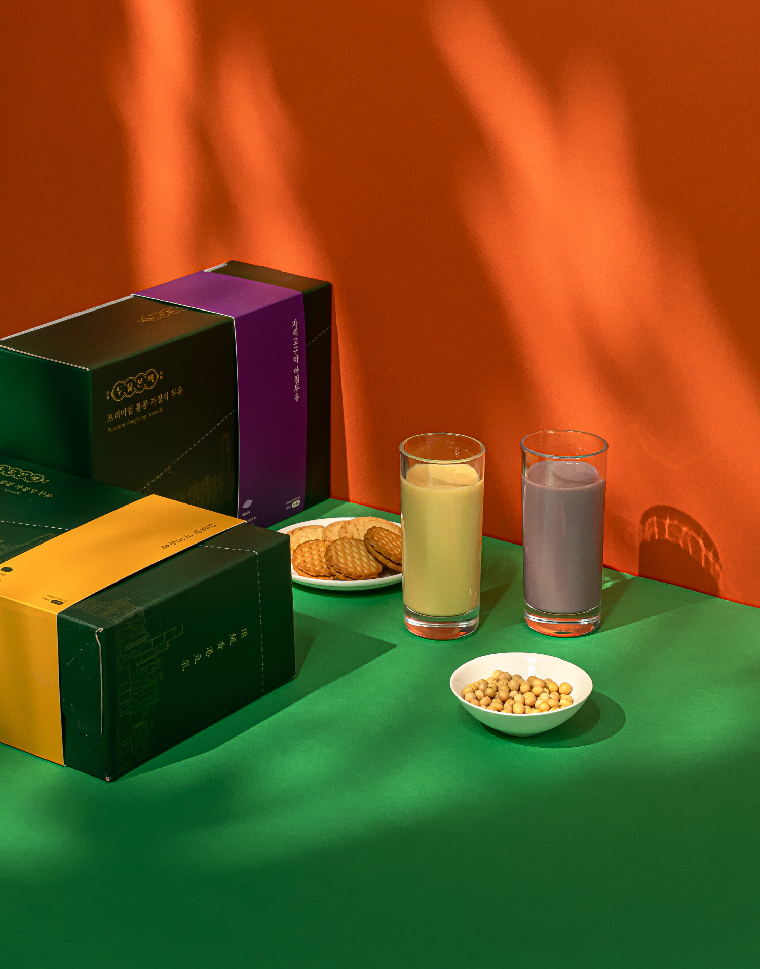 두유본색 홍콩두유 국산콩 무가당 자색고구마 두유 (10개입)