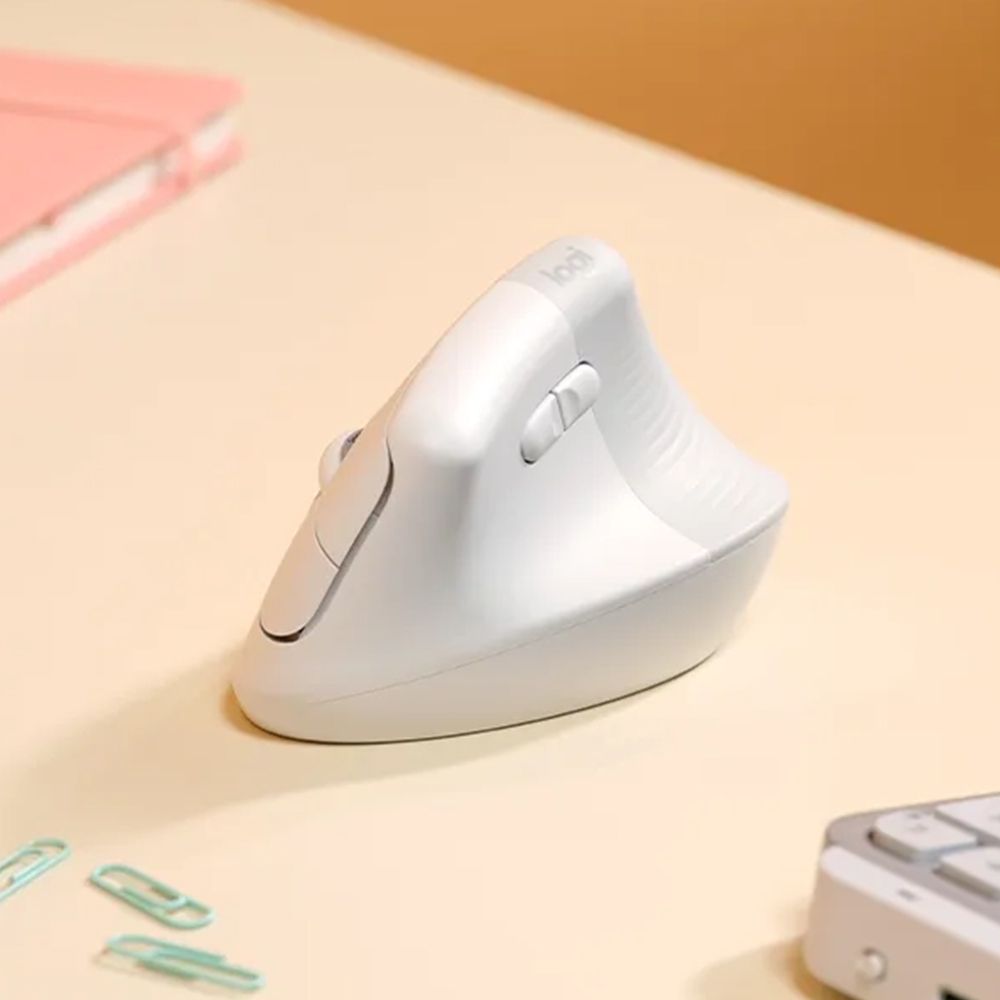 [국내정발] 로지텍코리아 리프트 for Mac 무선 버티컬마우스 맥북 아이패드 페일그레이