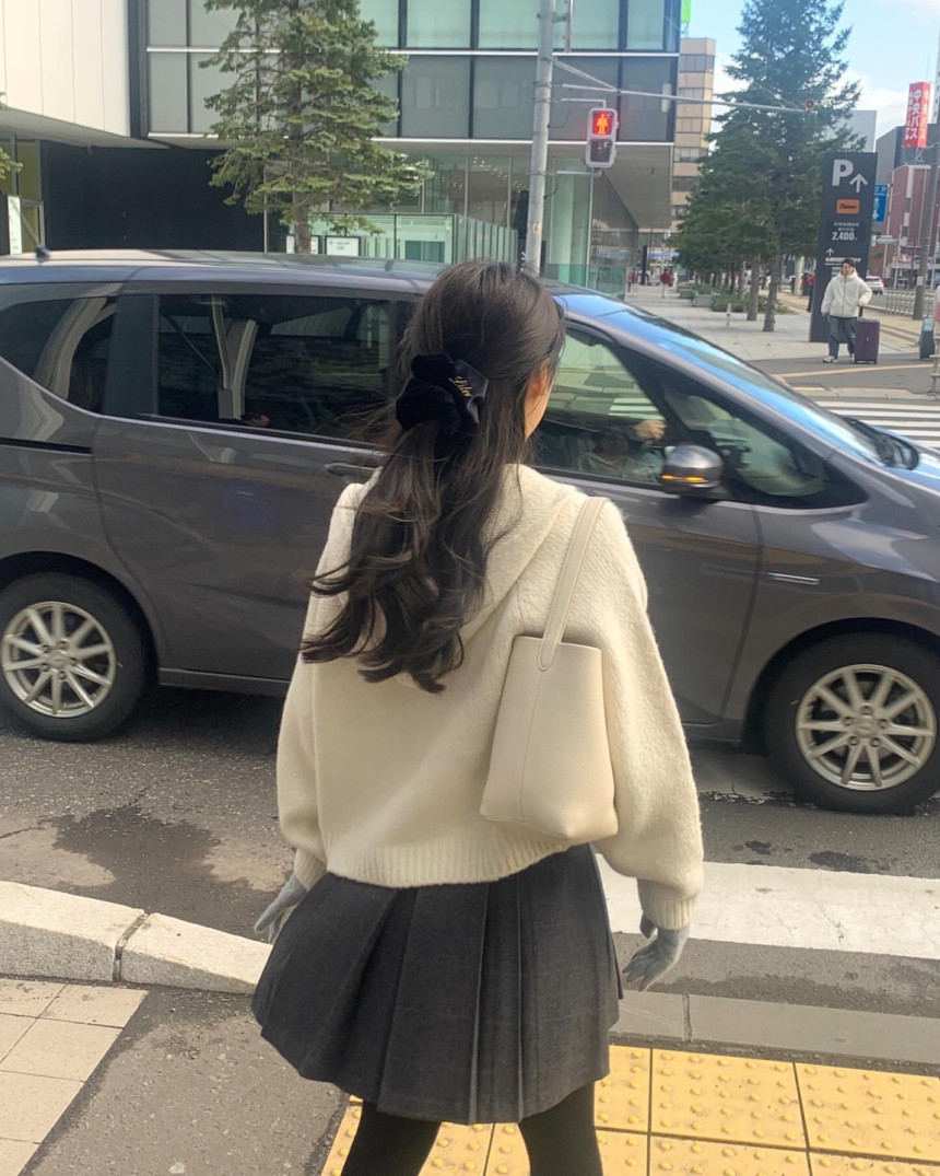[SALE] [민트 당일] 리터 베니 알파카 후드 가디건 니트 겨울 가디건 상세 이미지 12