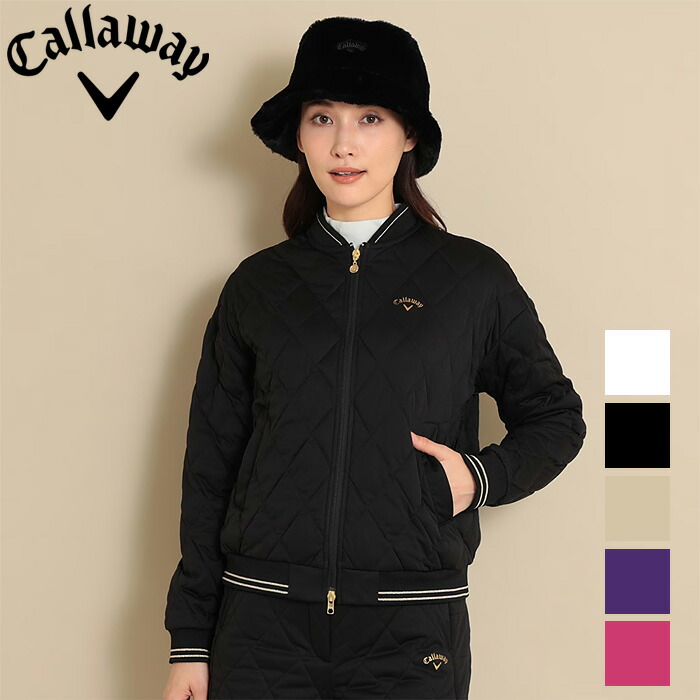 캘러웨이 CALLAWAY 골프 여성 패딩 점퍼 안솜 자켓 블루종 C2321520 - 상품 이미지
