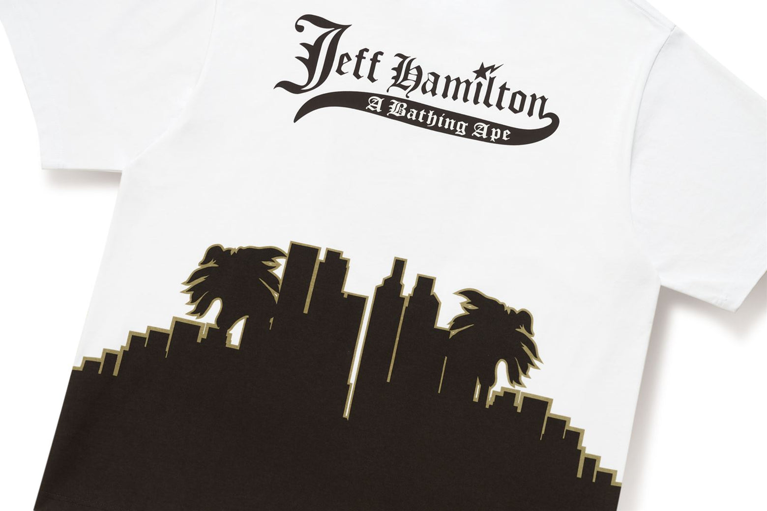 베이프 반팔티 BAPE X JEFF HAMILTON ABC CAMO MULTI LOGO RELAXED FIT TEE 2월 신상 1K73-109-921 - 상세 이미지 4