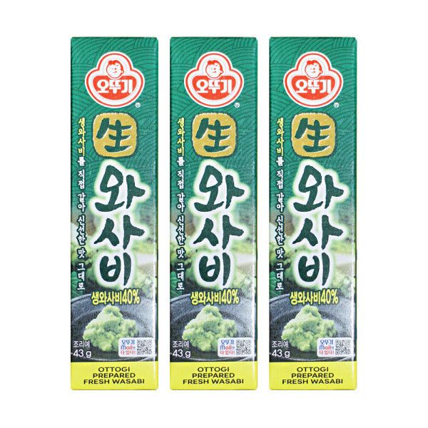 오뚜기 생와사비 43g 3개 와사비 고추냉이 겨자 : 란뷰티몰 종합상사