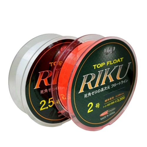 리쿠 한사이즈 강도 UP 탑플로트 원줄 플로팅 화이트 오렌지 2컬러 바다낚시줄