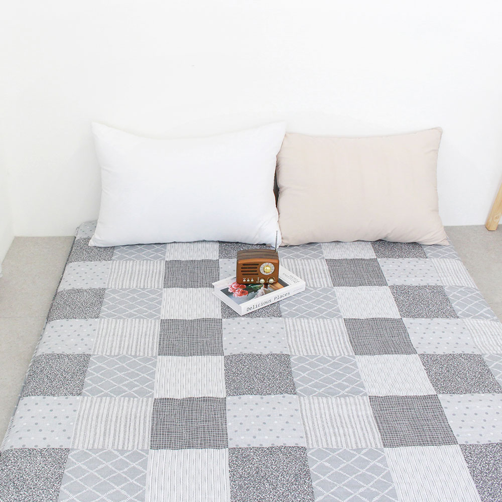 아르떼베딩 리치 요매트(요커버+솜매트) 100%국산 누빔 바닥에까는 이불