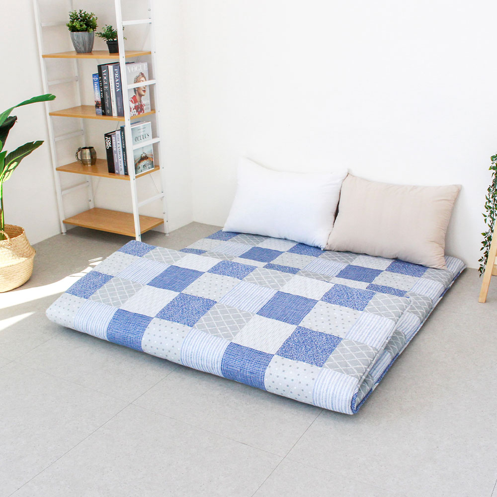 아르떼베딩 리치 요매트(요커버+솜매트) 100%국산 누빔 바닥에까는 이불